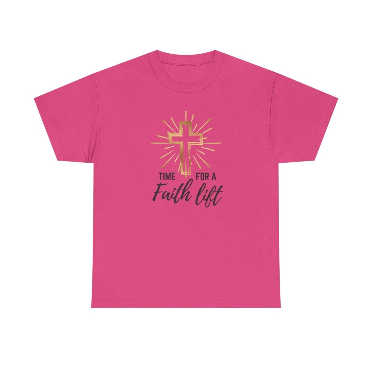 Faith Lift Unisex Heavy Cotton T-Shirt for Spiritual Soul Seekers