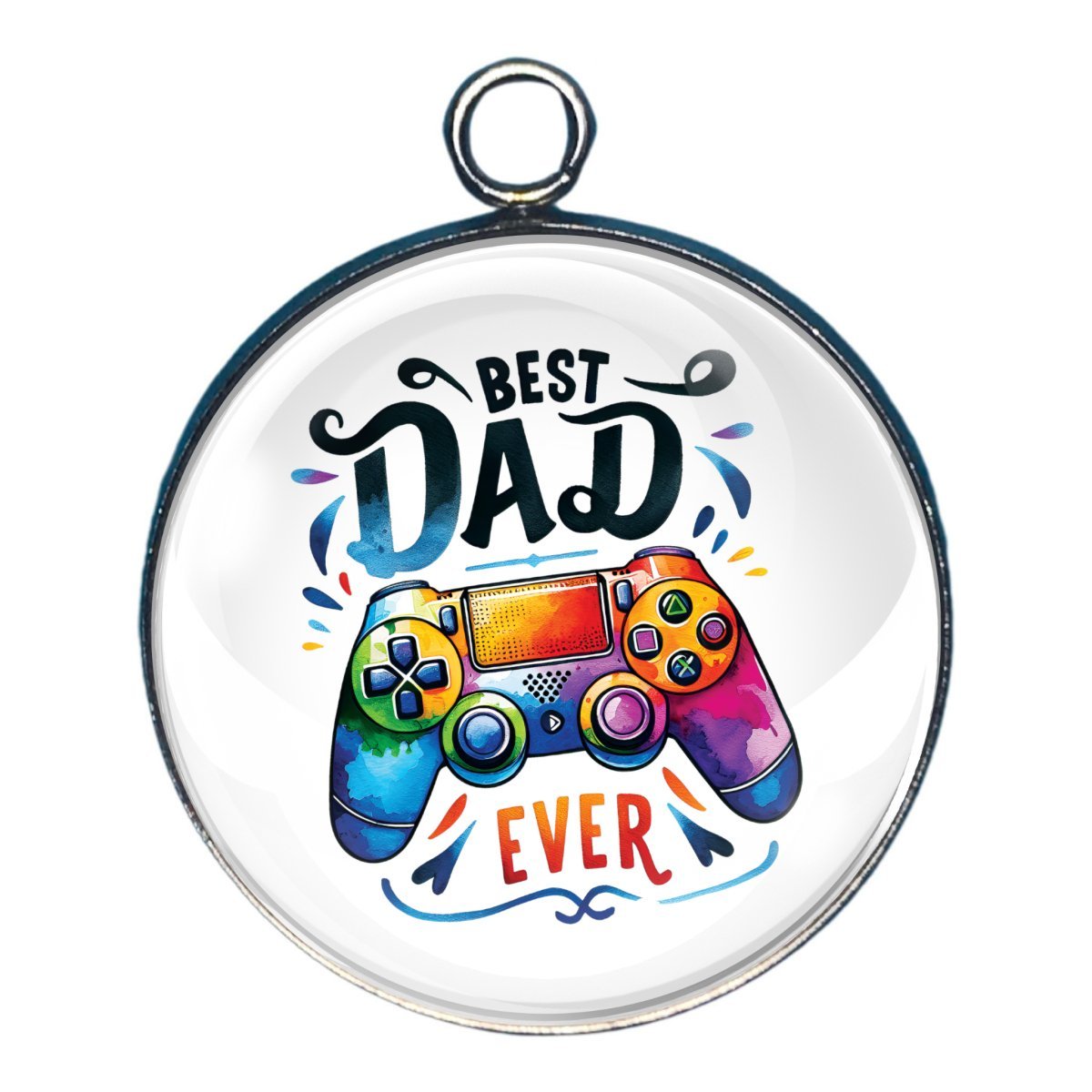 Father's Day Glass Cabochon Charms