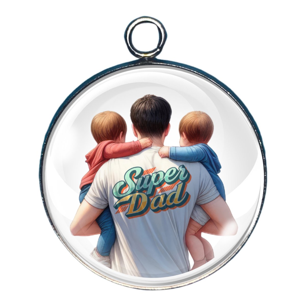 Father's Day Glass Cabochon Charms