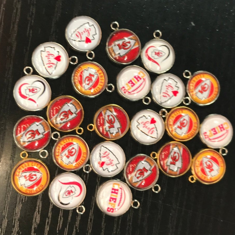Collection of charms with various designs 