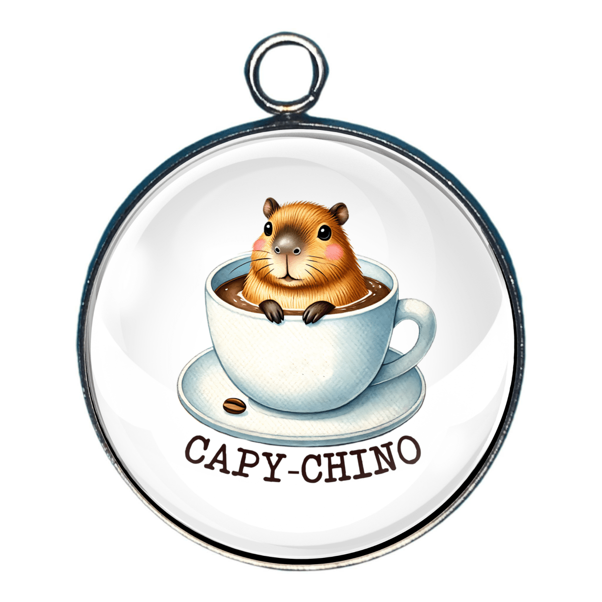 Charm 7: Capybara inside teacup – “Capy-chino