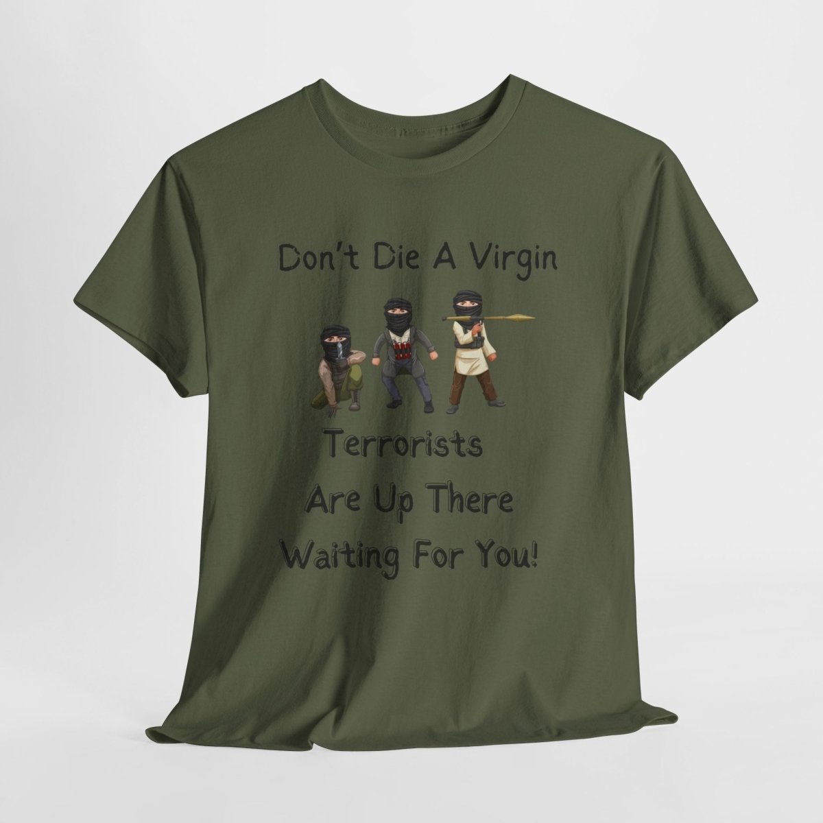 Funny Unisex Tee - Don't die a virgin