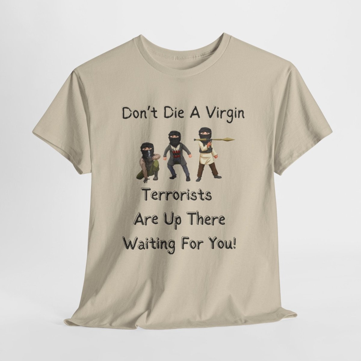 Funny Unisex Tee - Don't die a virgin