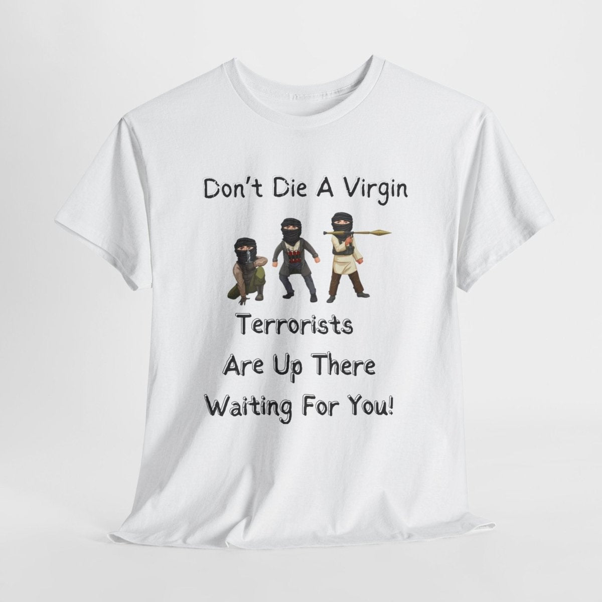 Funny Unisex Tee - Don't die a virgin