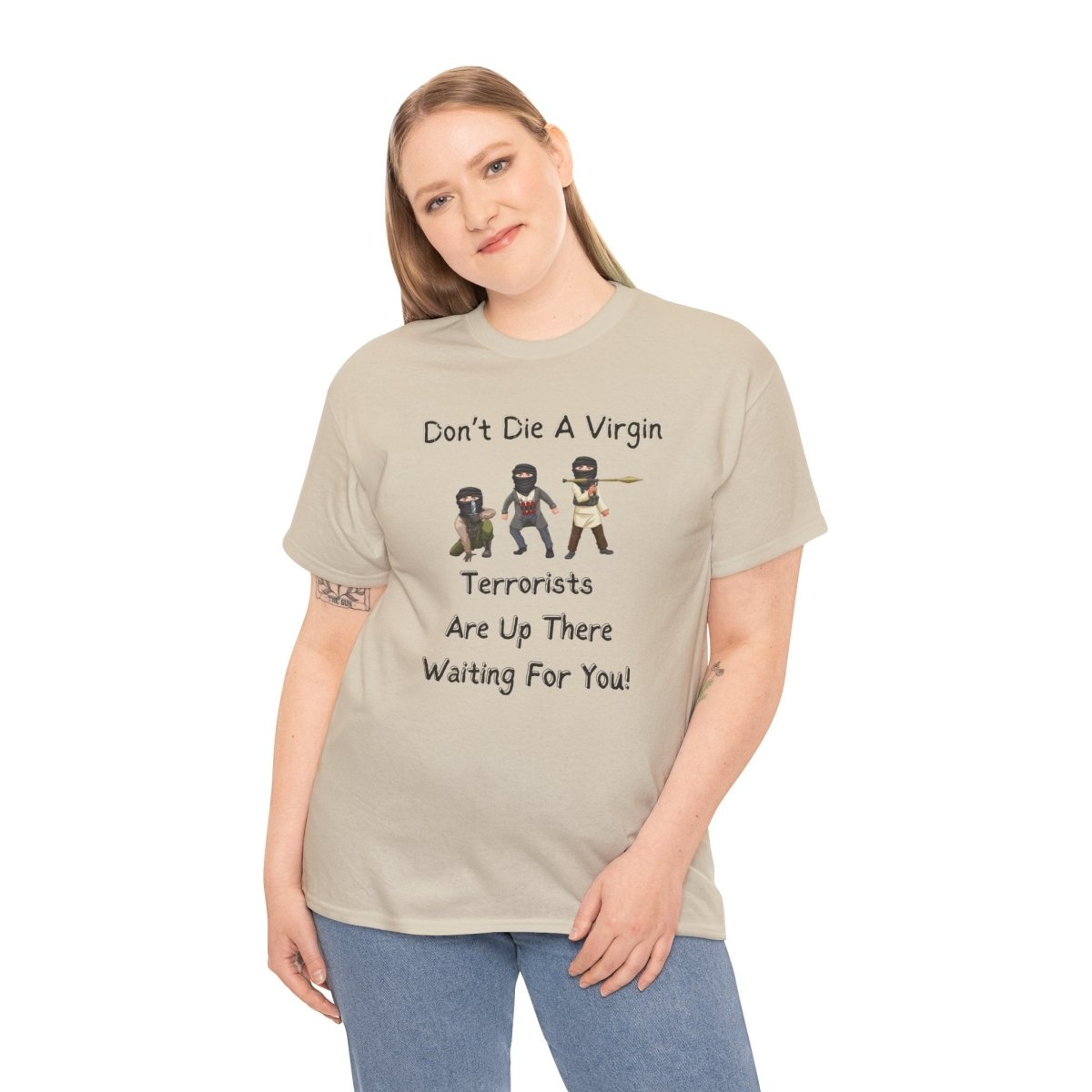 Funny Unisex Tee - Don't die a virgin