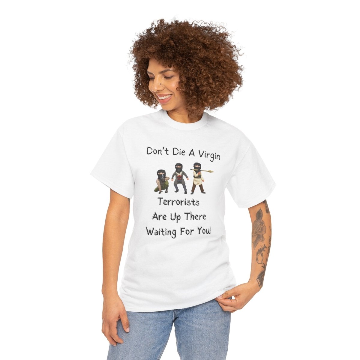 Funny Unisex Tee - Don't die a virgin