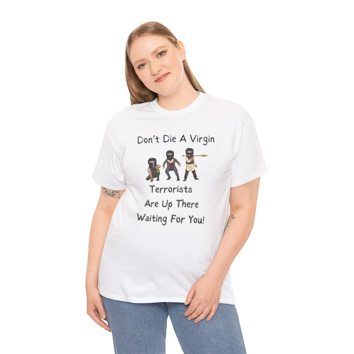 Funny Unisex Tee - Don't die a virgin