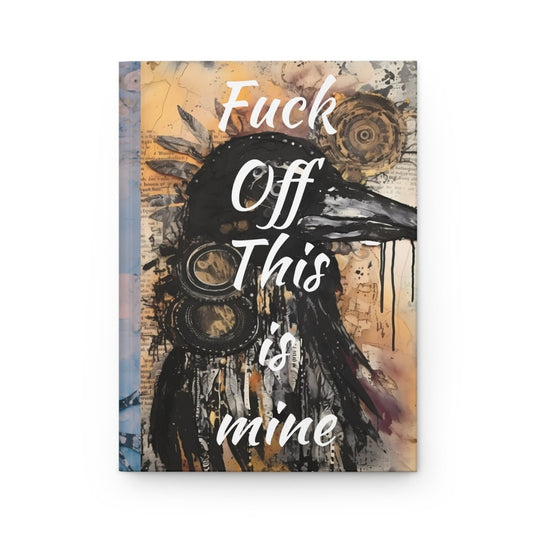 Gothic Journal, Edgy Personal Notebook or Diary, Blank Ruled Sheets