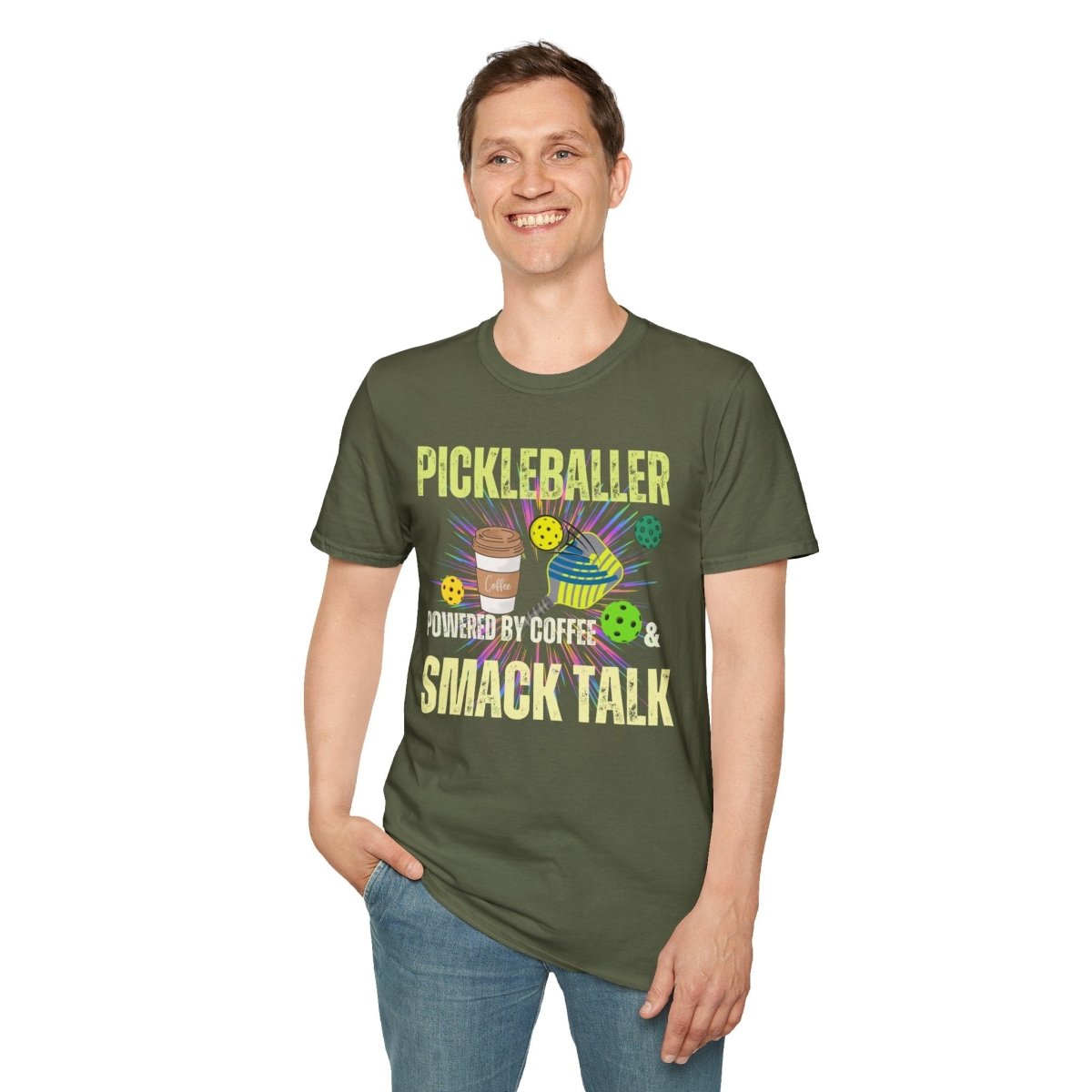 Graphic T-Shirt with Pickleballer Smack Talk Design