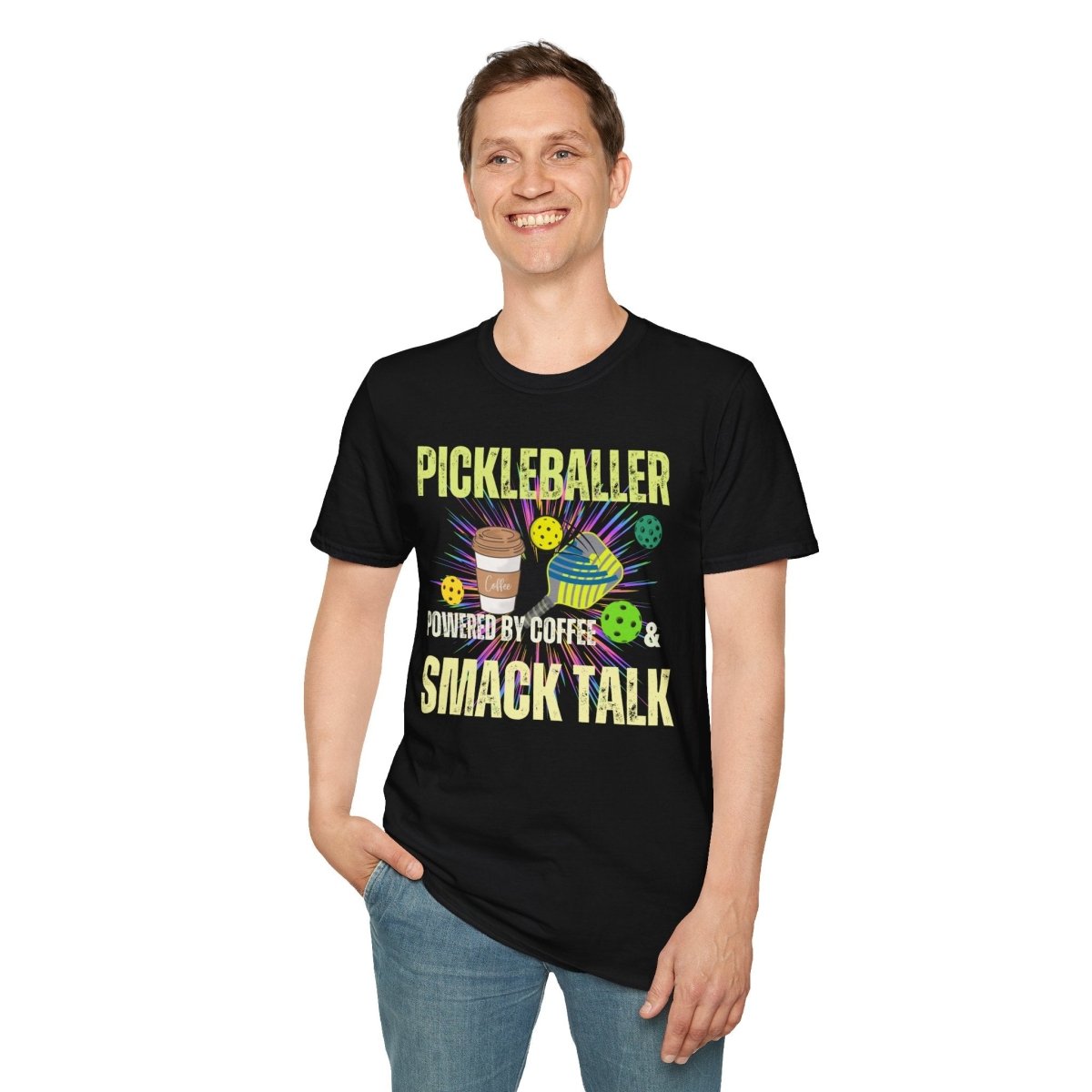 Graphic T-Shirt with Pickleballer Smack Talk Design