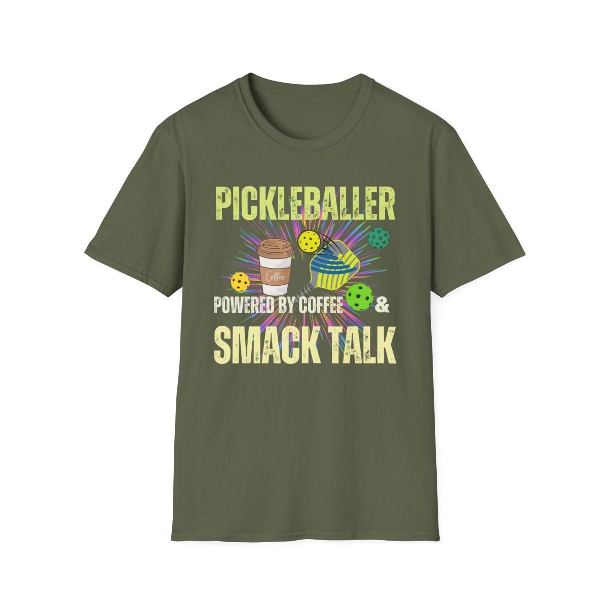 Graphic T-Shirt with Pickleballer Smack Talk Design