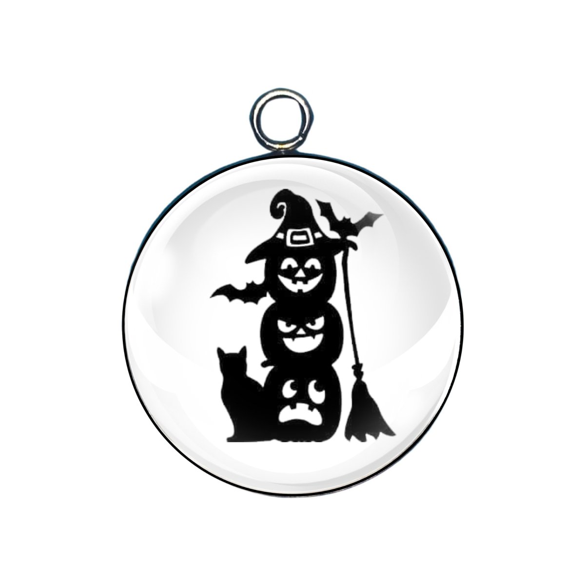 Halloween Glass Cabochon Charms