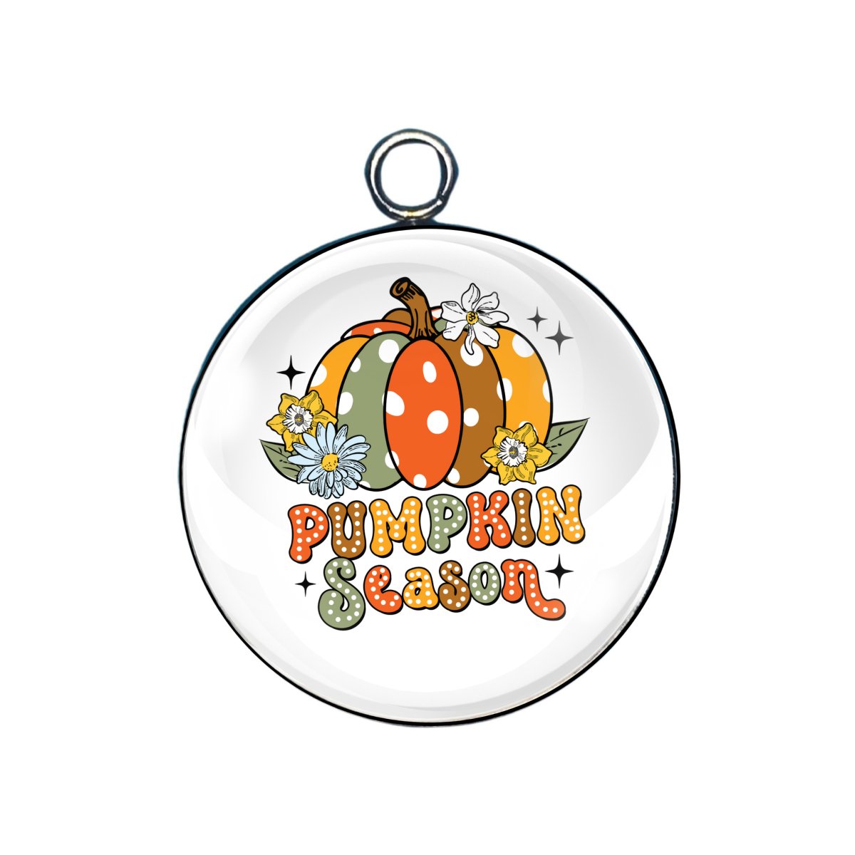 Halloween Glass Cabochon Charms