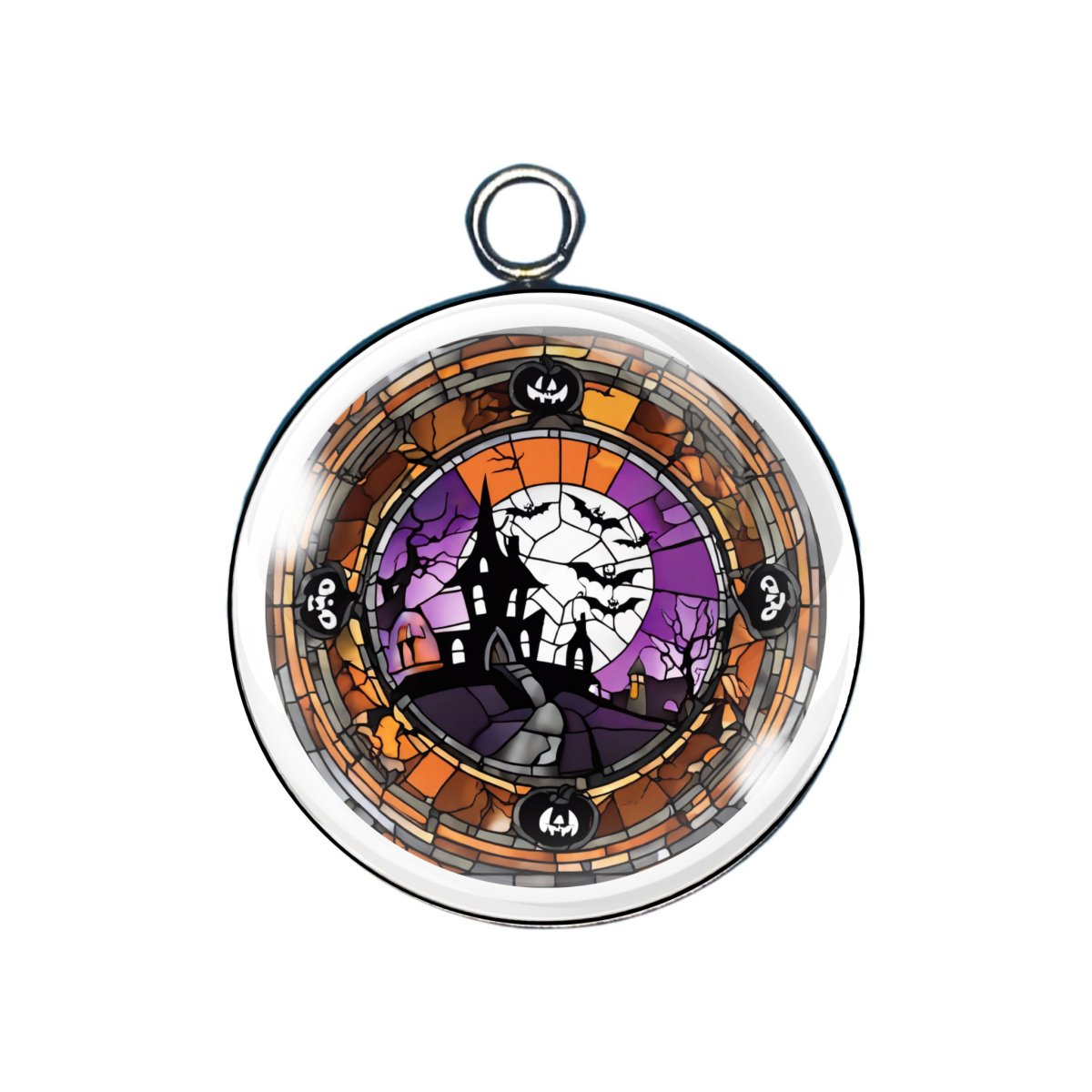 Halloween Stained Glass Charms