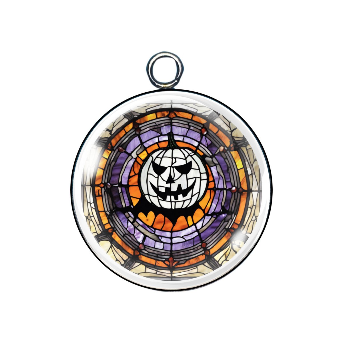 Halloween Stained Glass Charms