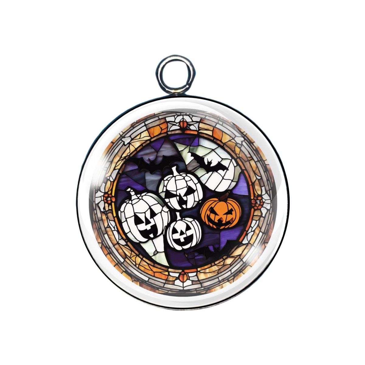 Halloween Stained Glass Charms