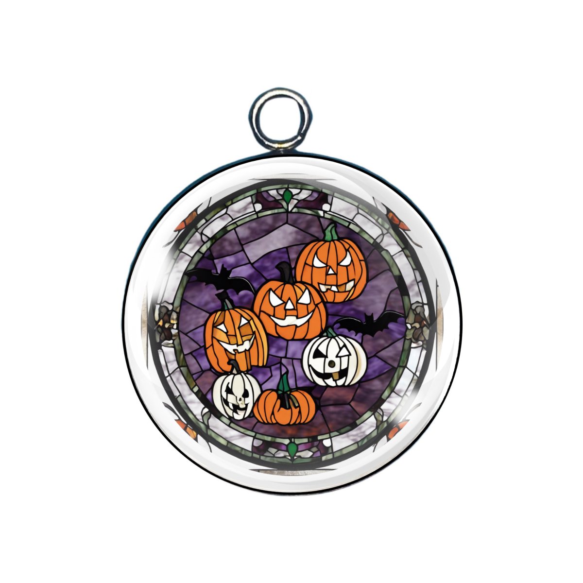 Halloween Stained Glass Charms