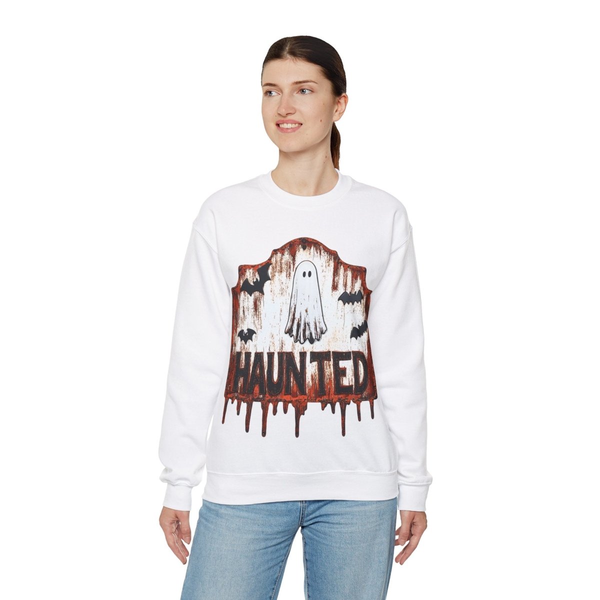 Haunted  Unisex Heavy Blend™ Crewneck Sweatshirt