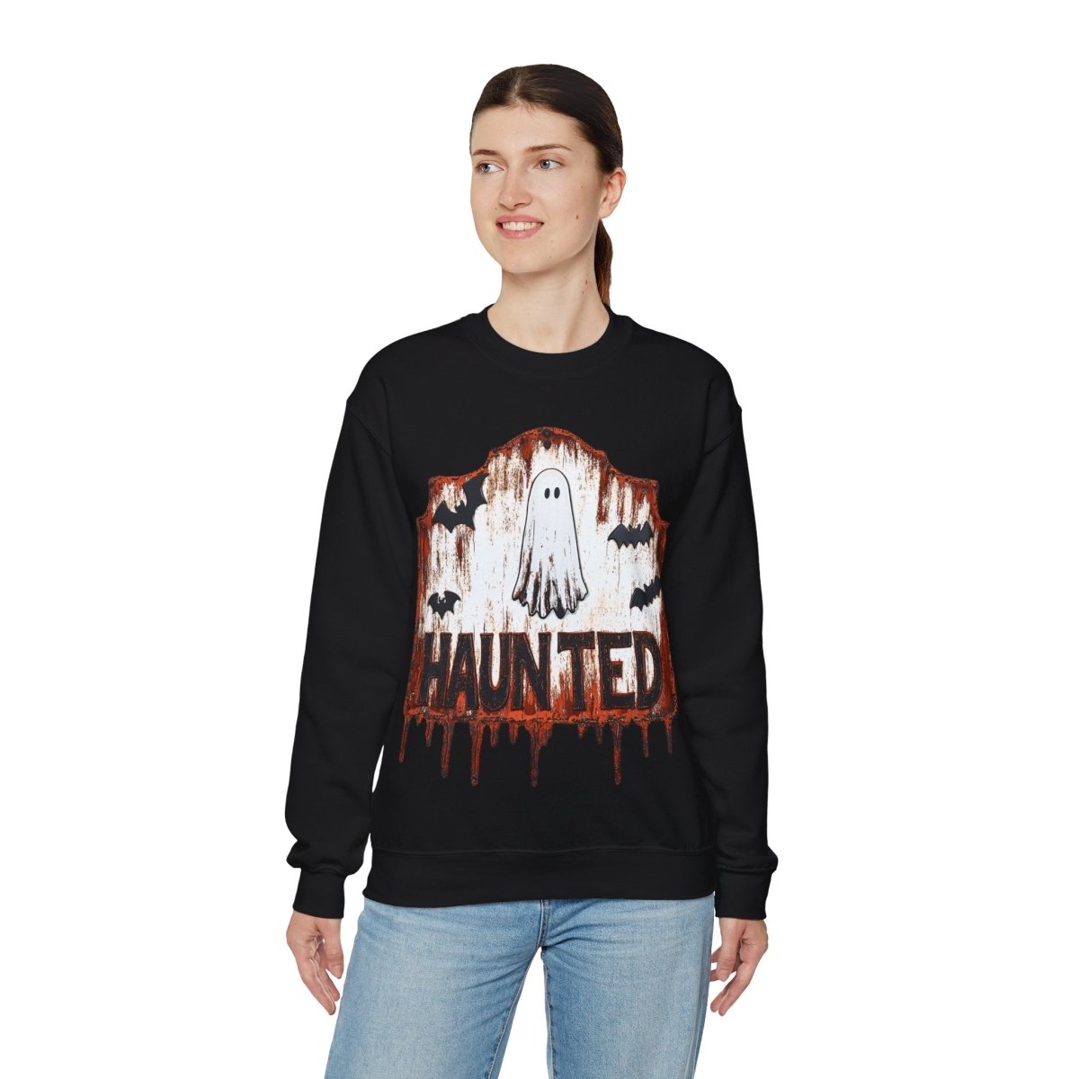 Haunted  Unisex Heavy Blend™ Crewneck Sweatshirt