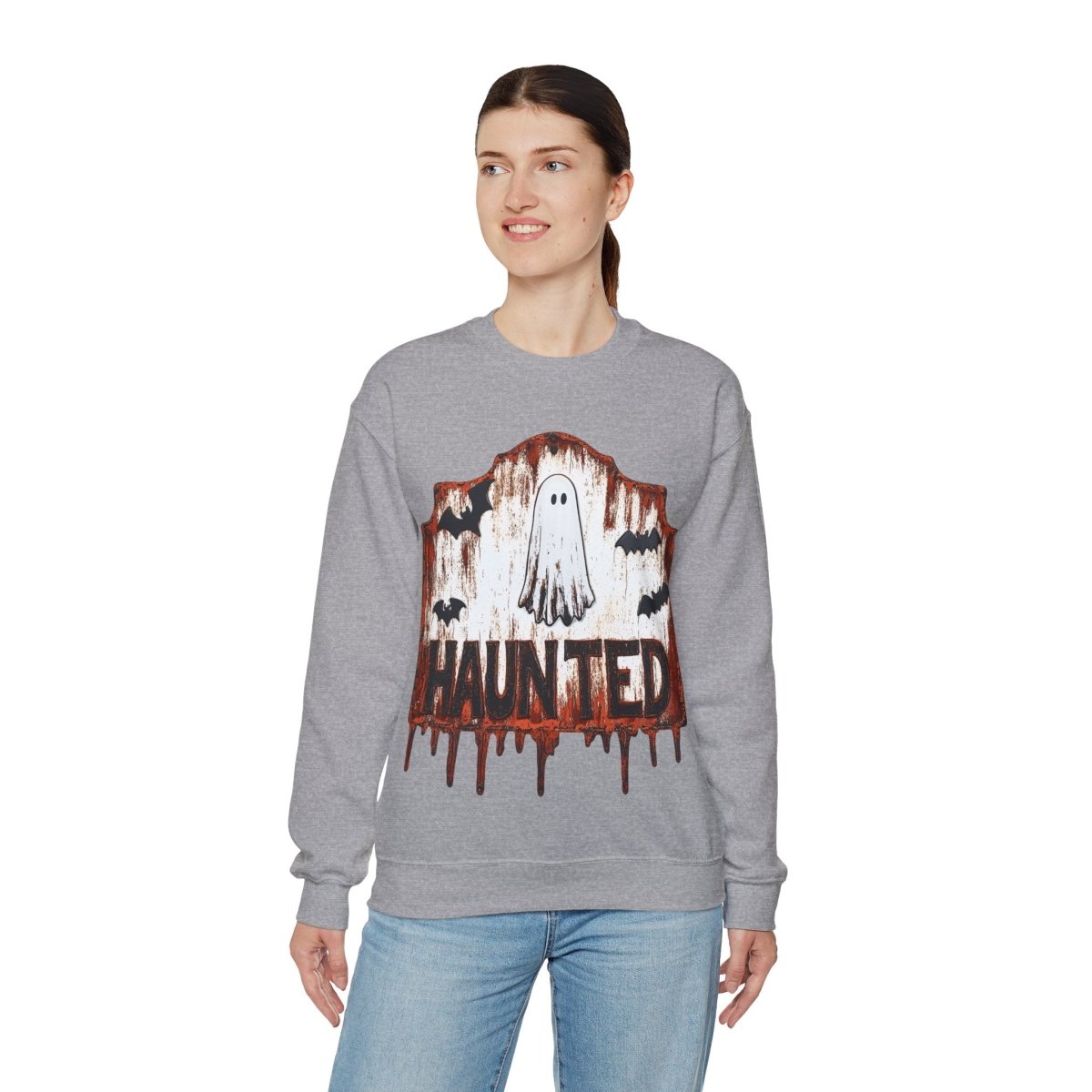 Haunted  Unisex Heavy Blend™ Crewneck Sweatshirt