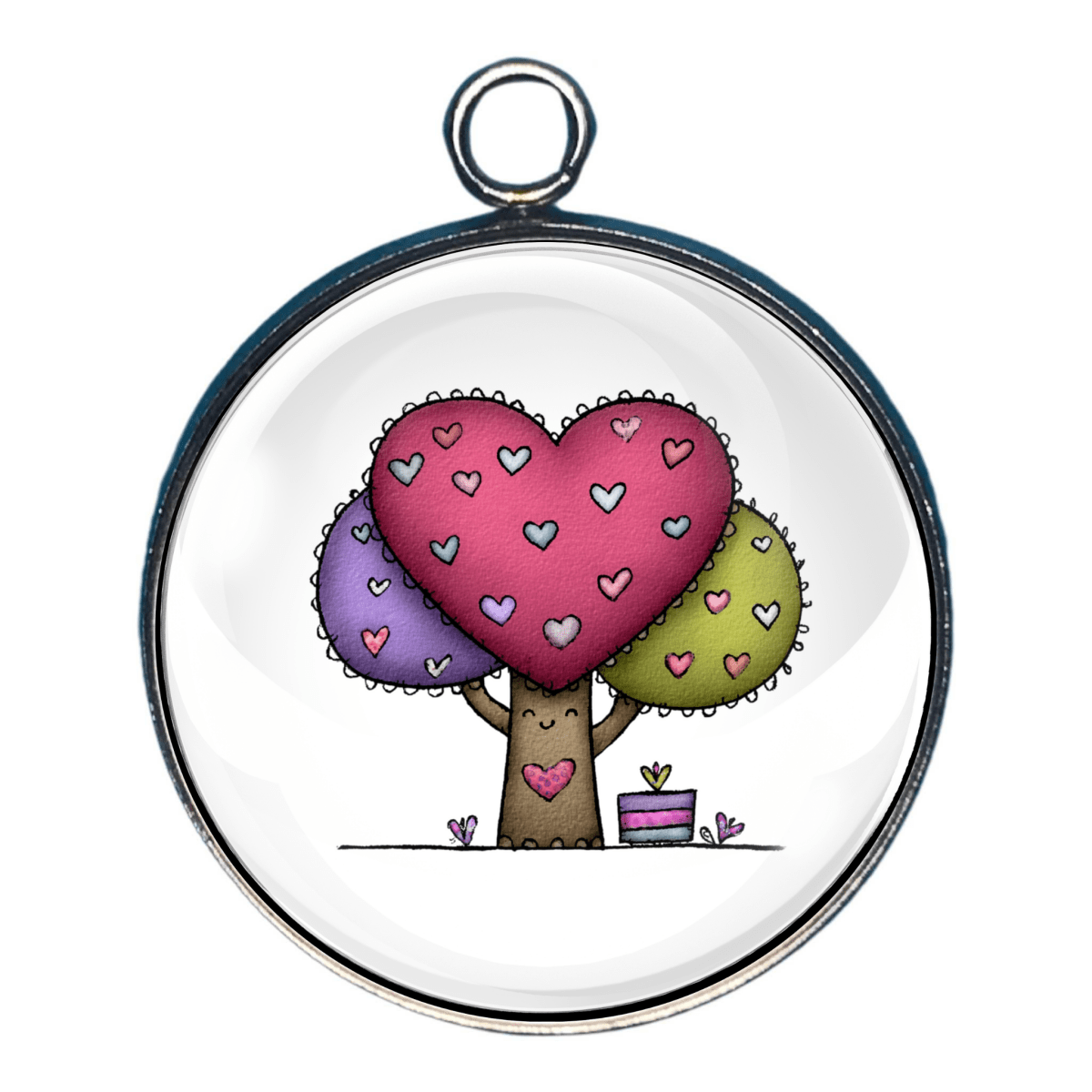 Charm of a Heart tree illustration