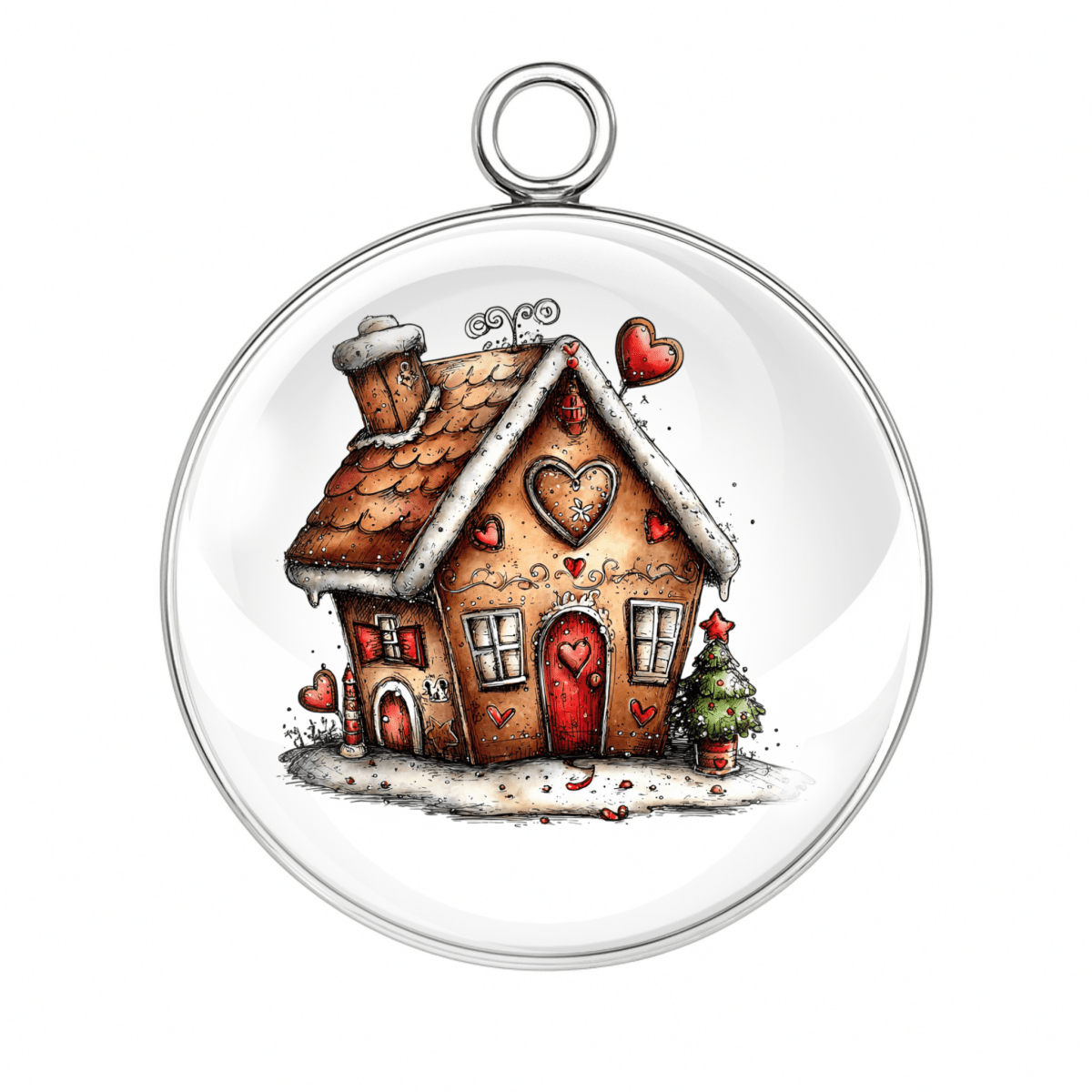 Gingerbread house Christmas charm