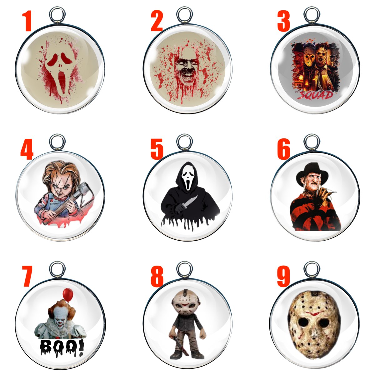 Horror Movie Charms