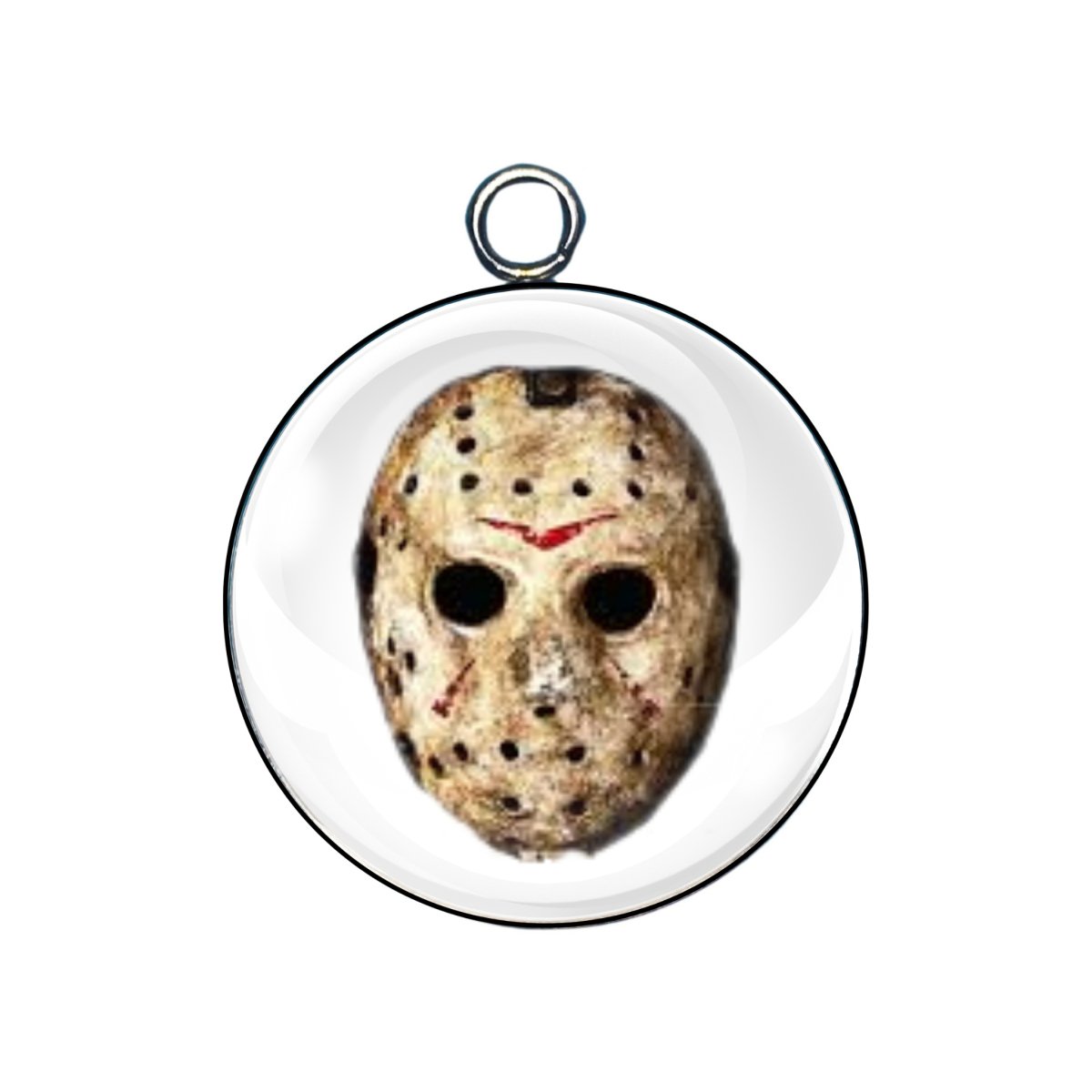 horror movie glass cabochon charm