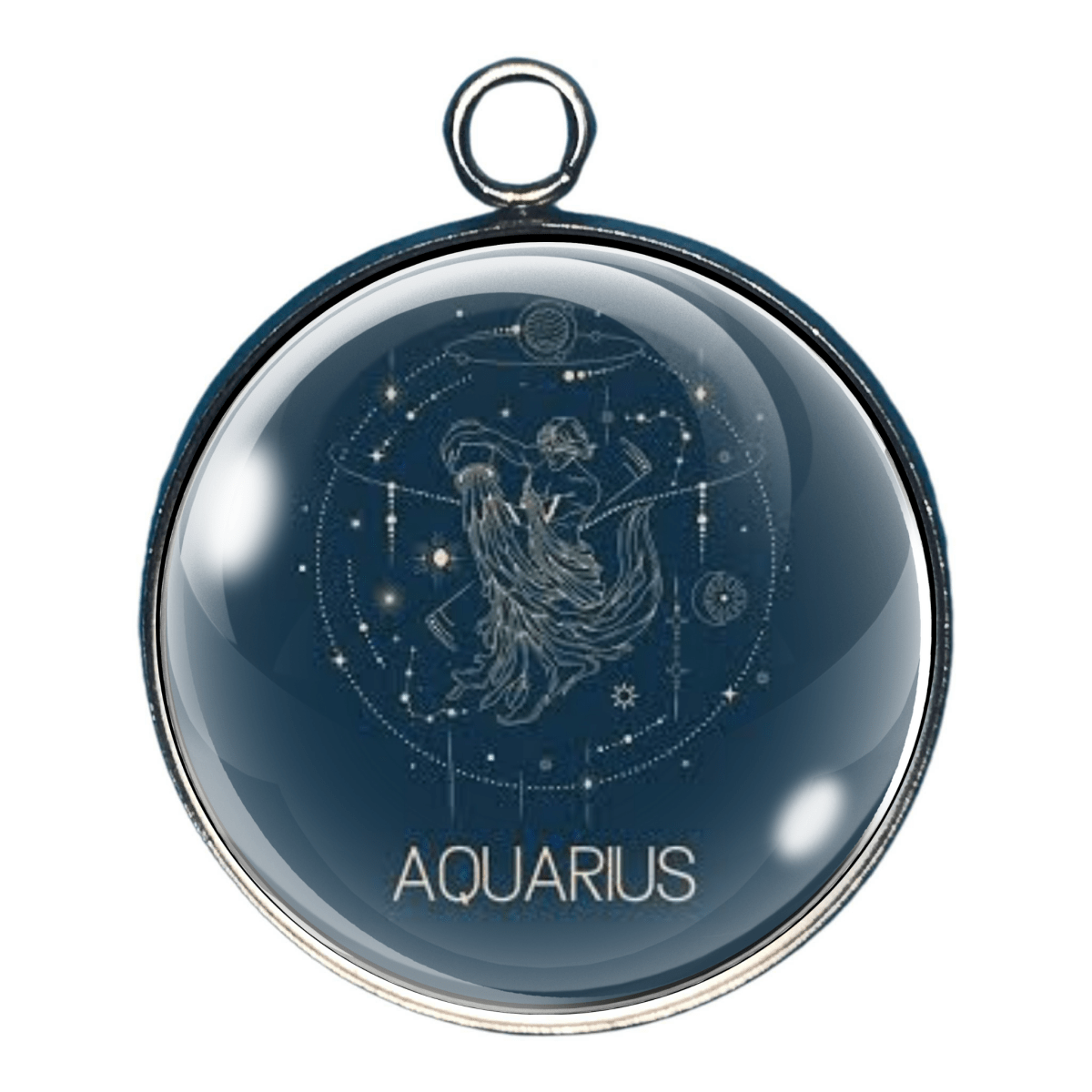 Charm of the Aquarius zodiac constellation