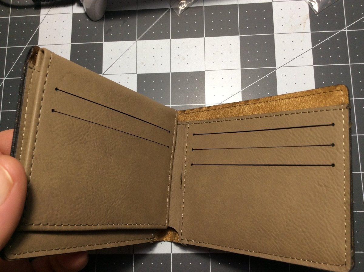 inside view of wallet