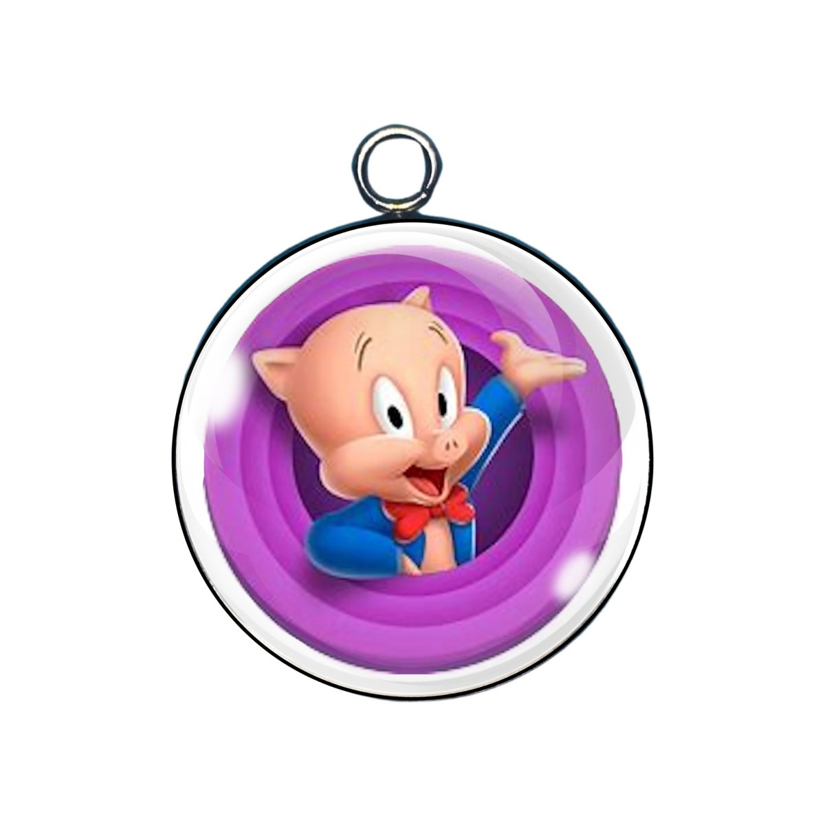  loony tunes glass cabochon charm