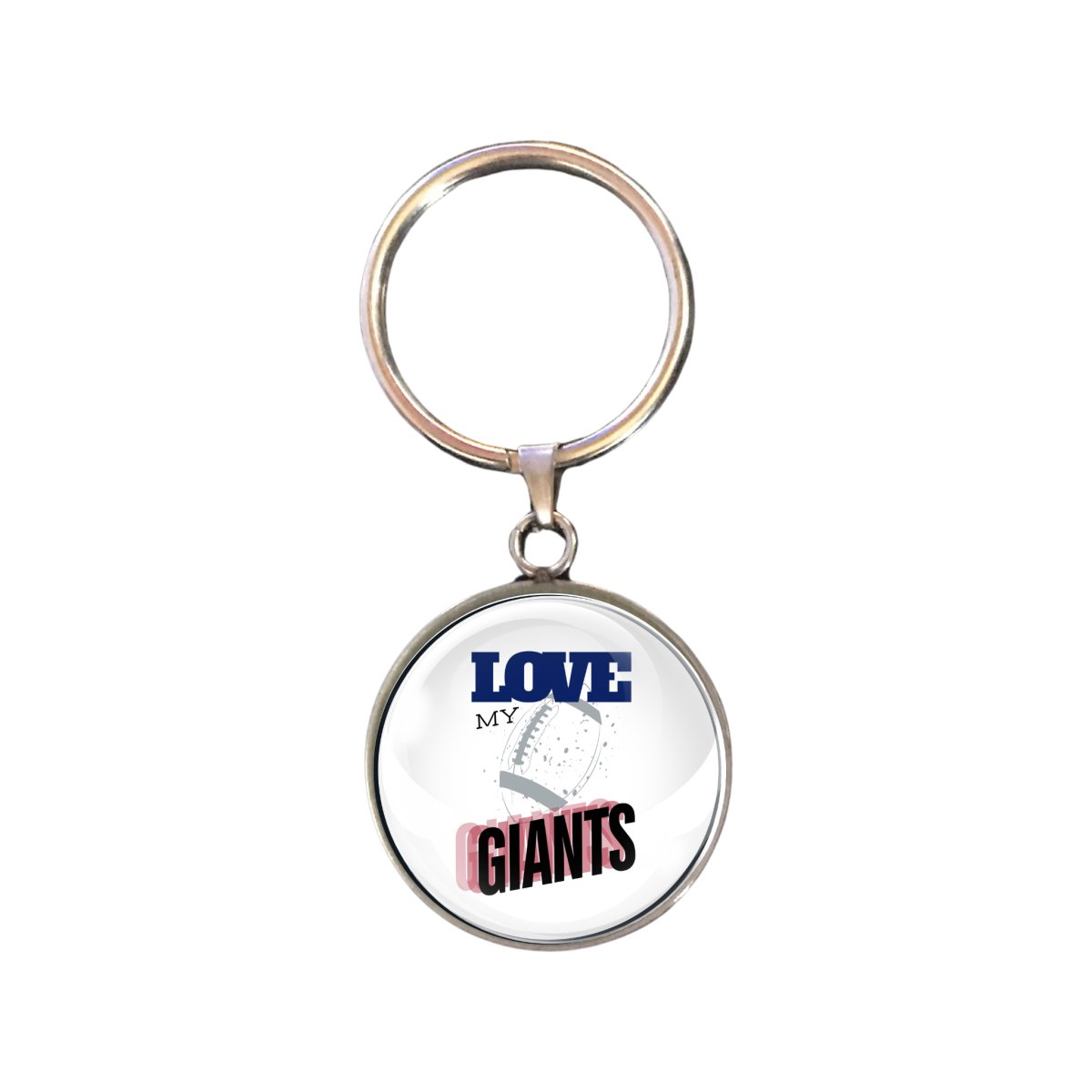 Love My Giants Football Team, Glass Cabochon Charms, Earrings or Keychain