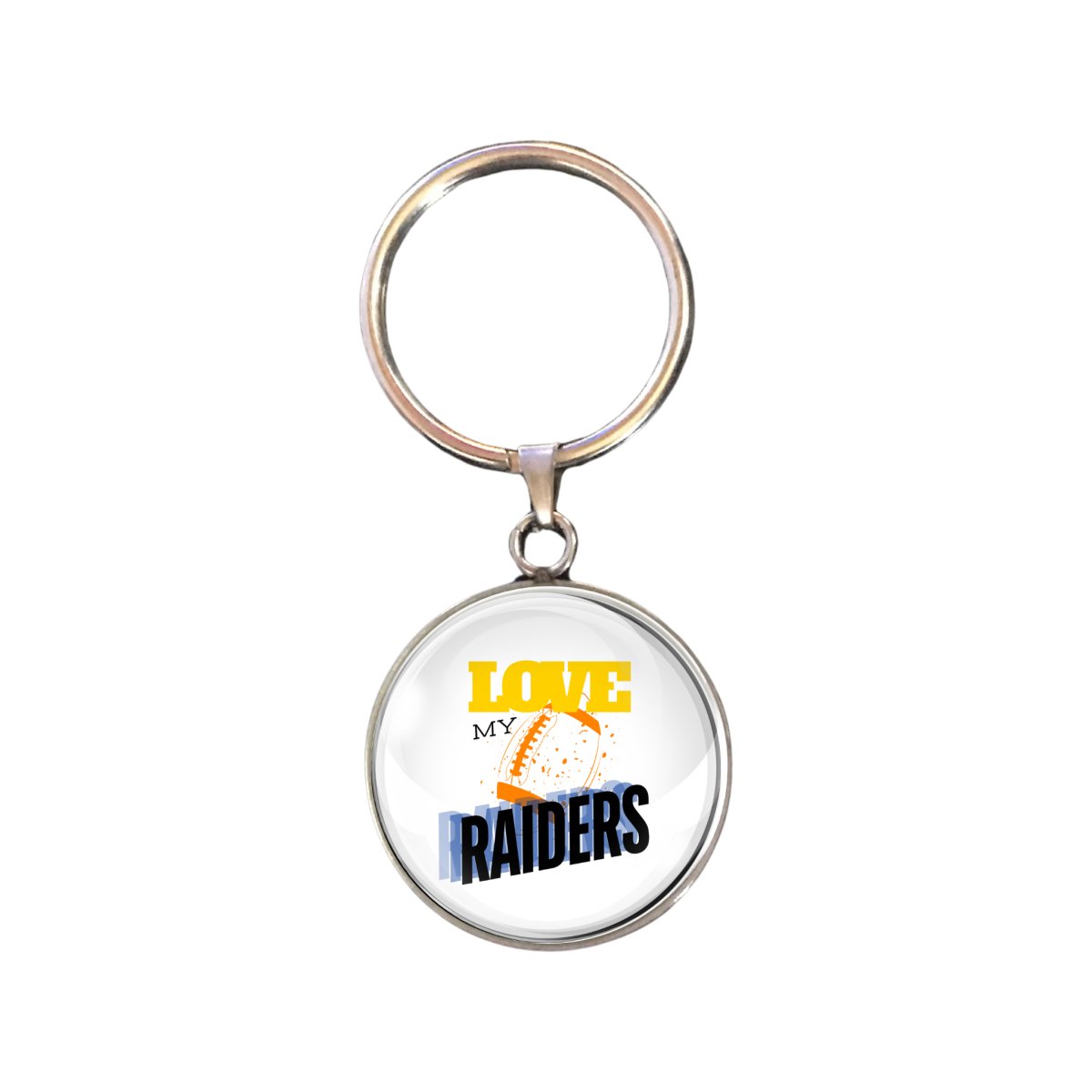 Love My Raider's Glass Cabochon Charms, Earrings, KeyChain