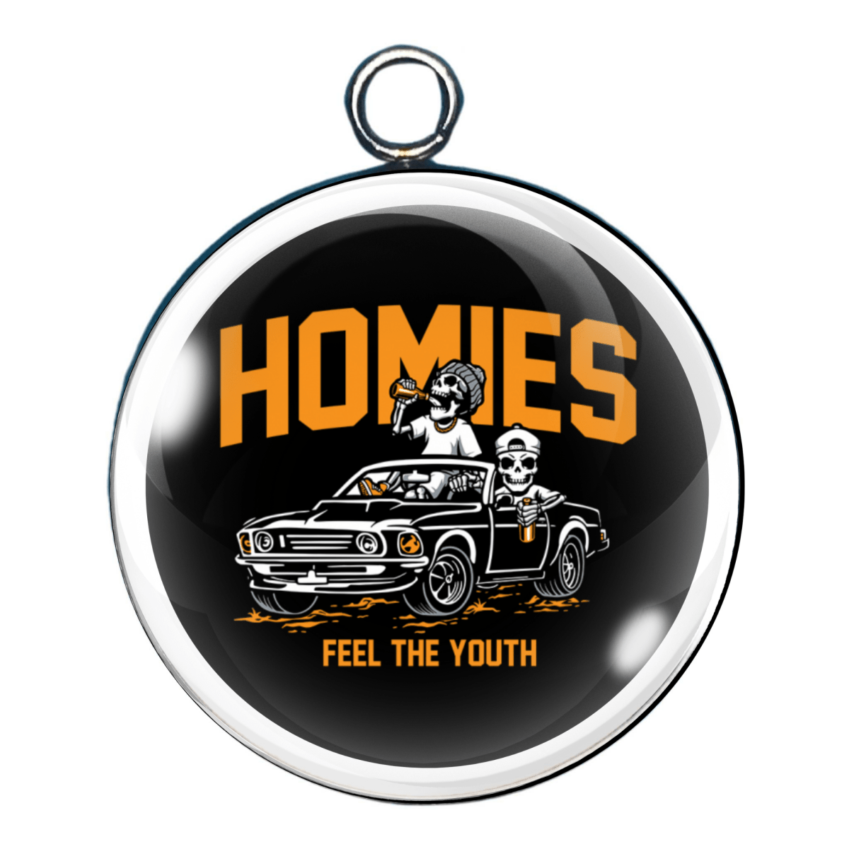 LowRider Homie Glass Cabochon Charms