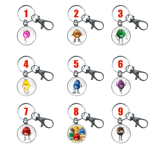 M & M Keyrings