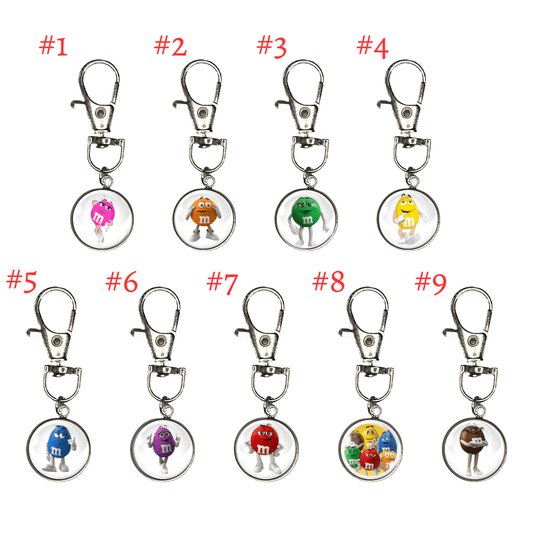 M & M Zipper Pulls