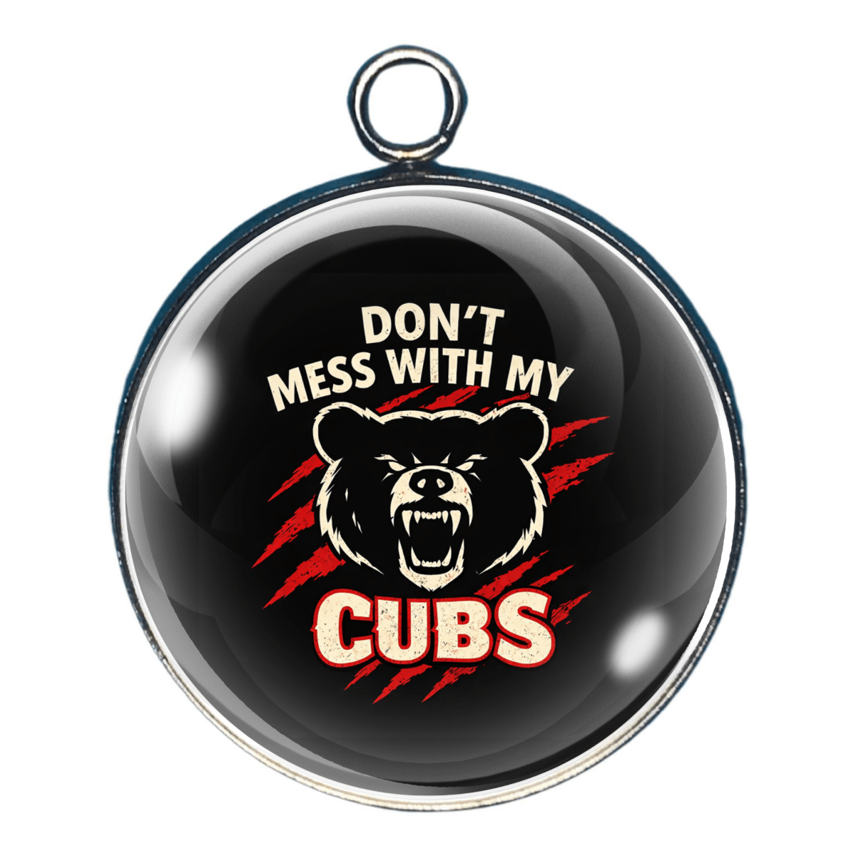 Don’t Mess With My Cubs protective mama bear charm