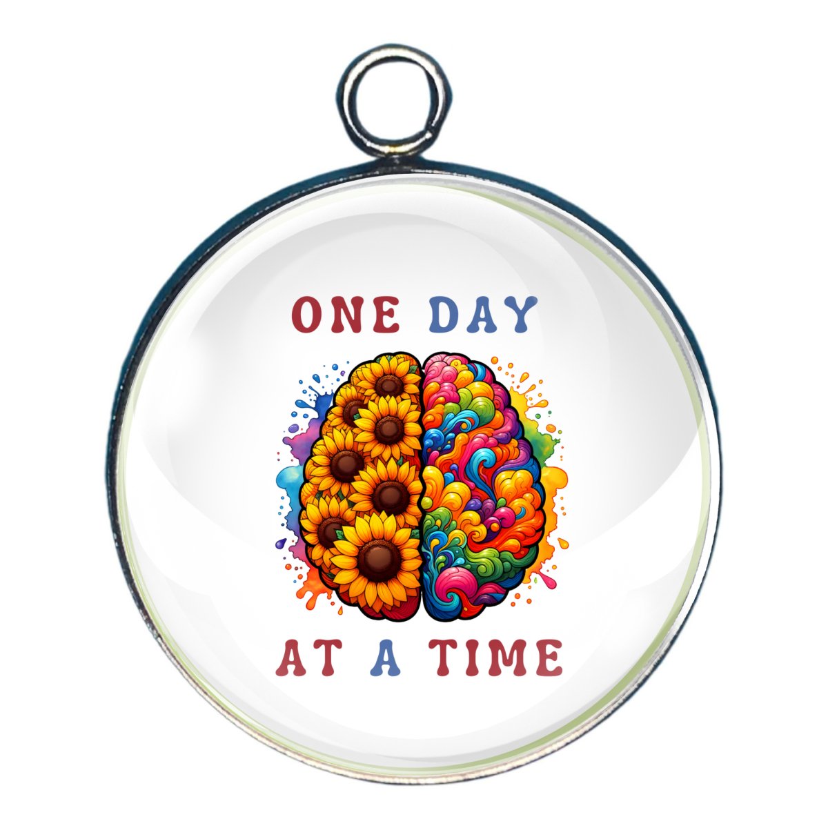 Charm of a brain with 'one day at a time' 