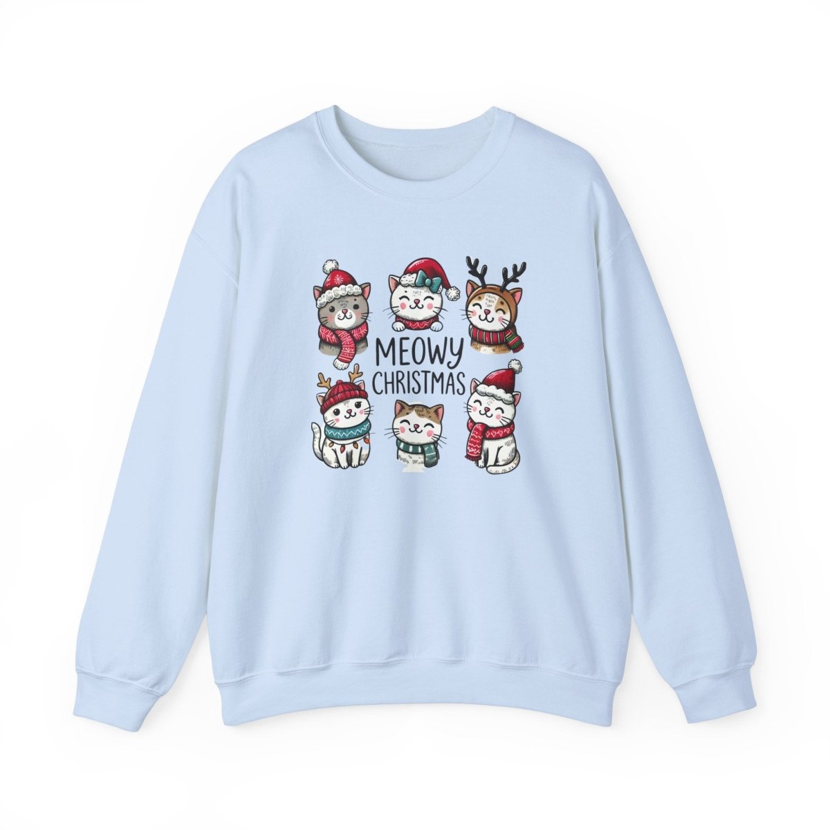 Meowy Christmas Crewneck Sweatshirt