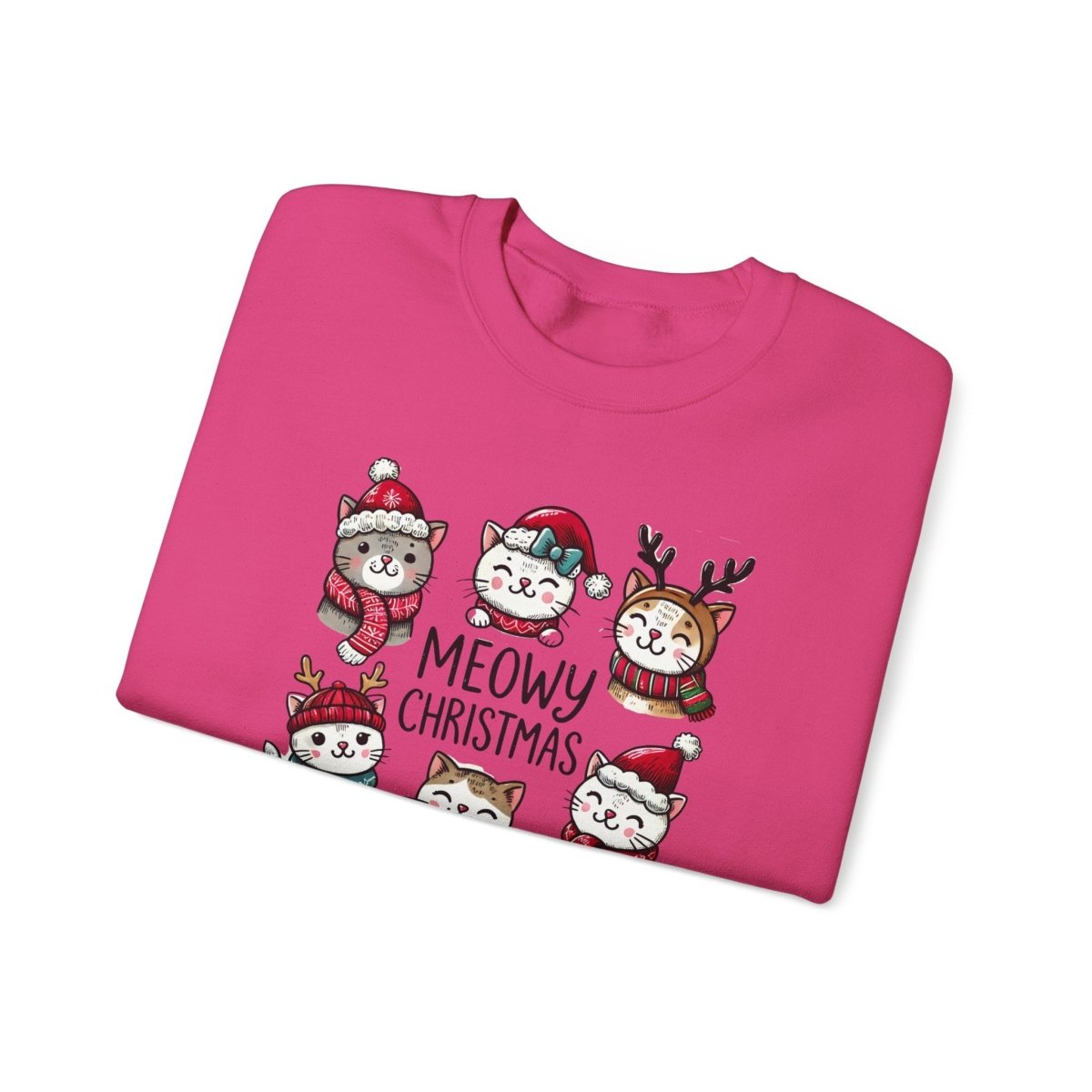 Meowy Christmas Crewneck Sweatshirt