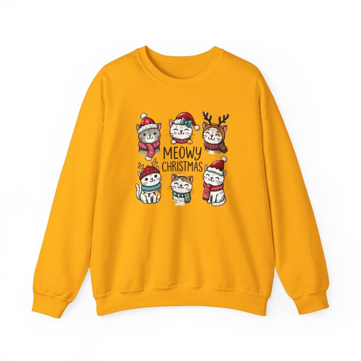 Meowy Christmas Crewneck Sweatshirt