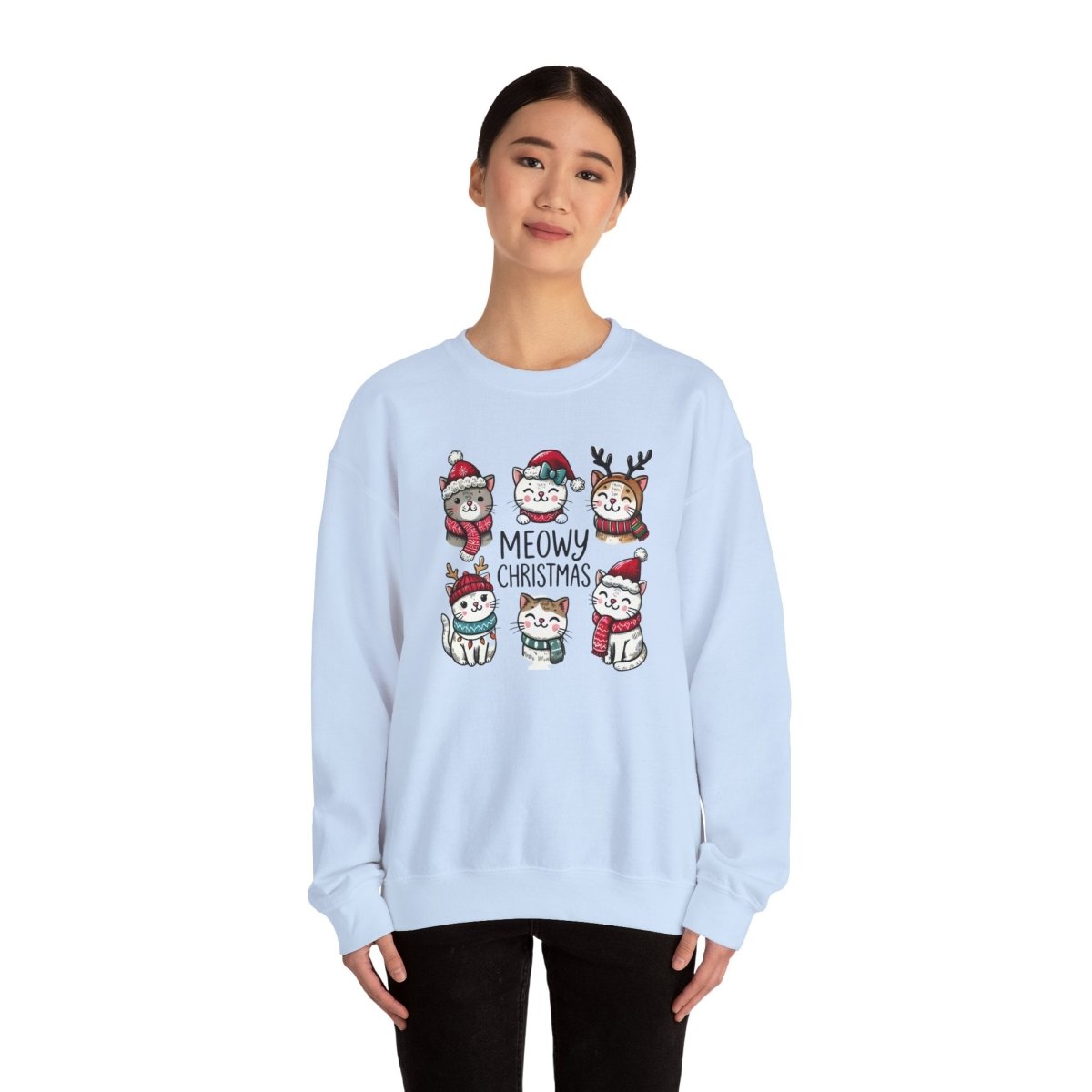 Meowy Christmas Crewneck Sweatshirt