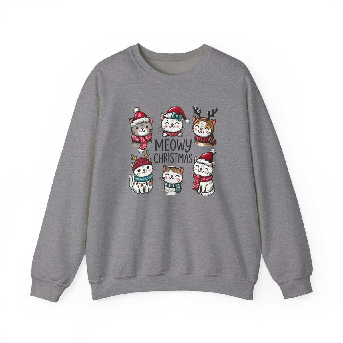 Meowy Christmas Crewneck Sweatshirt