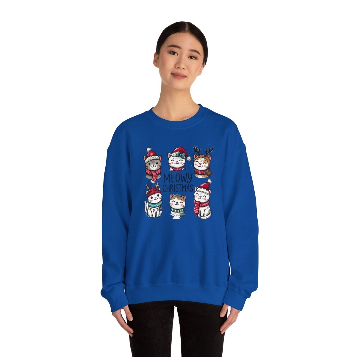 Meowy Christmas Crewneck Sweatshirt