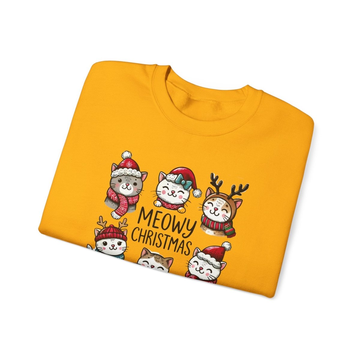 Meowy Christmas Crewneck Sweatshirt