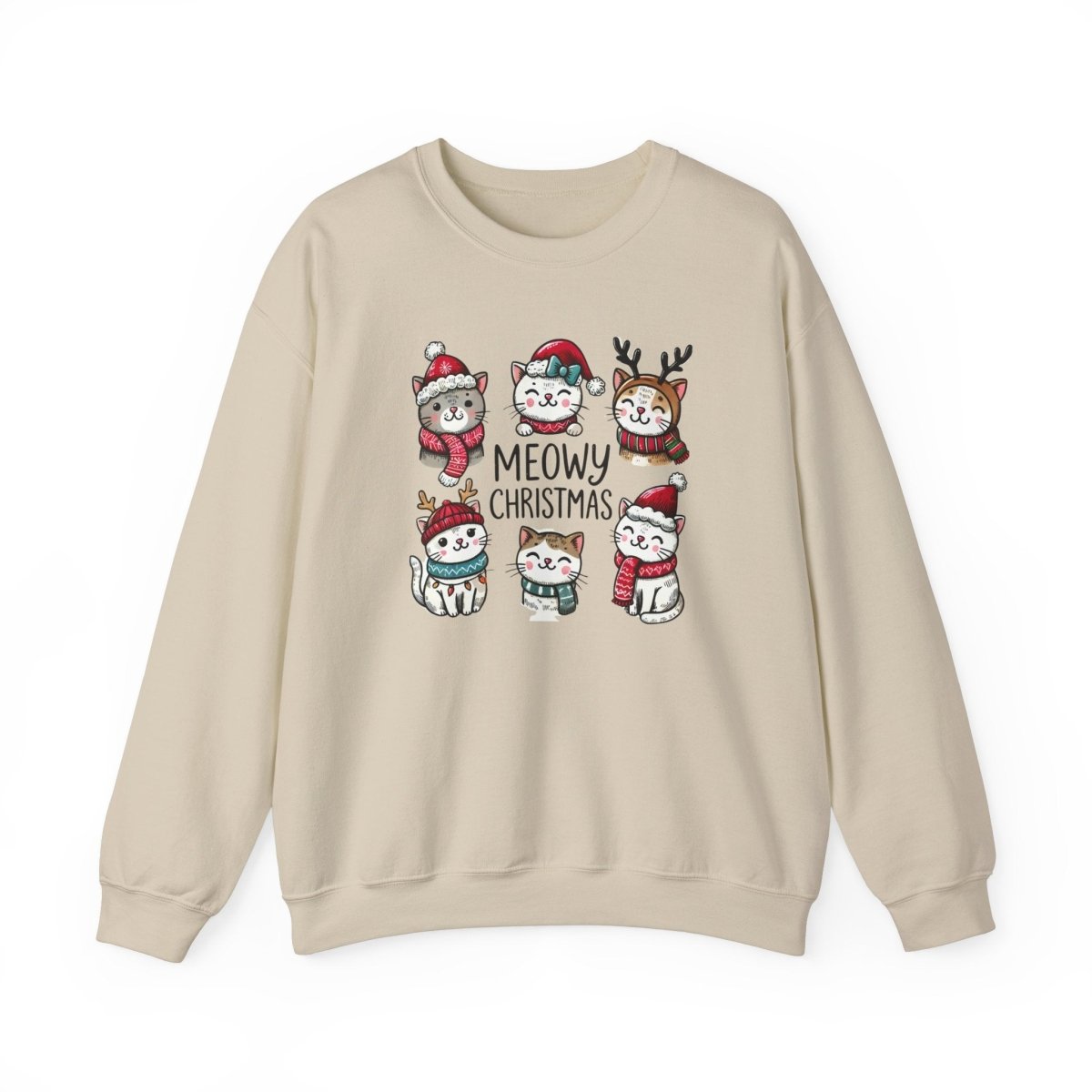 Meowy Christmas Crewneck Sweatshirt