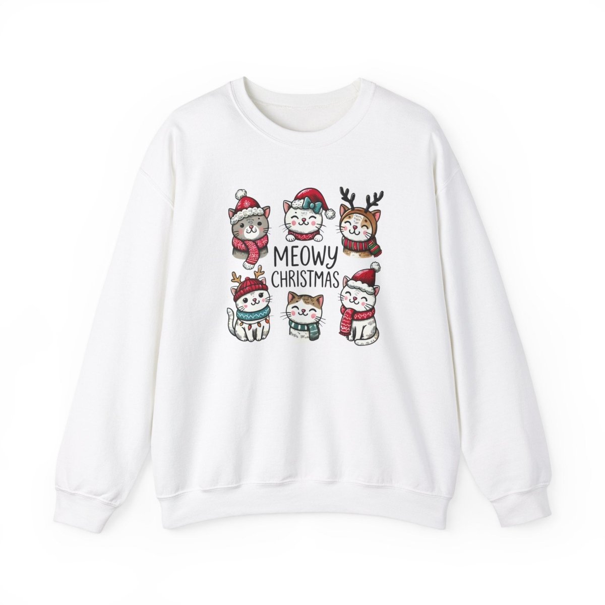 Meowy Christmas Crewneck Sweatshirt