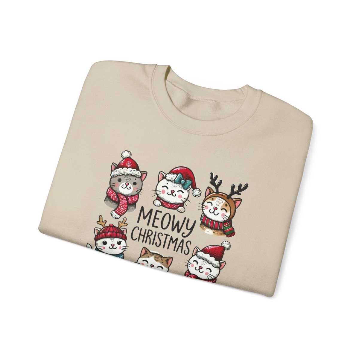 Meowy Christmas Crewneck Sweatshirt