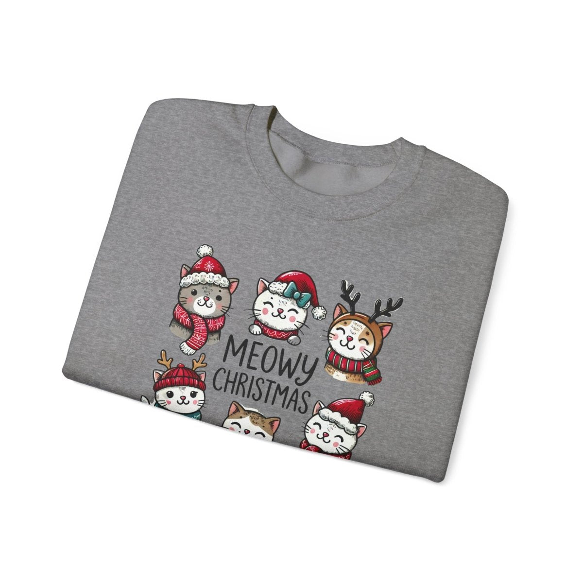 Meowy Christmas Crewneck Sweatshirt