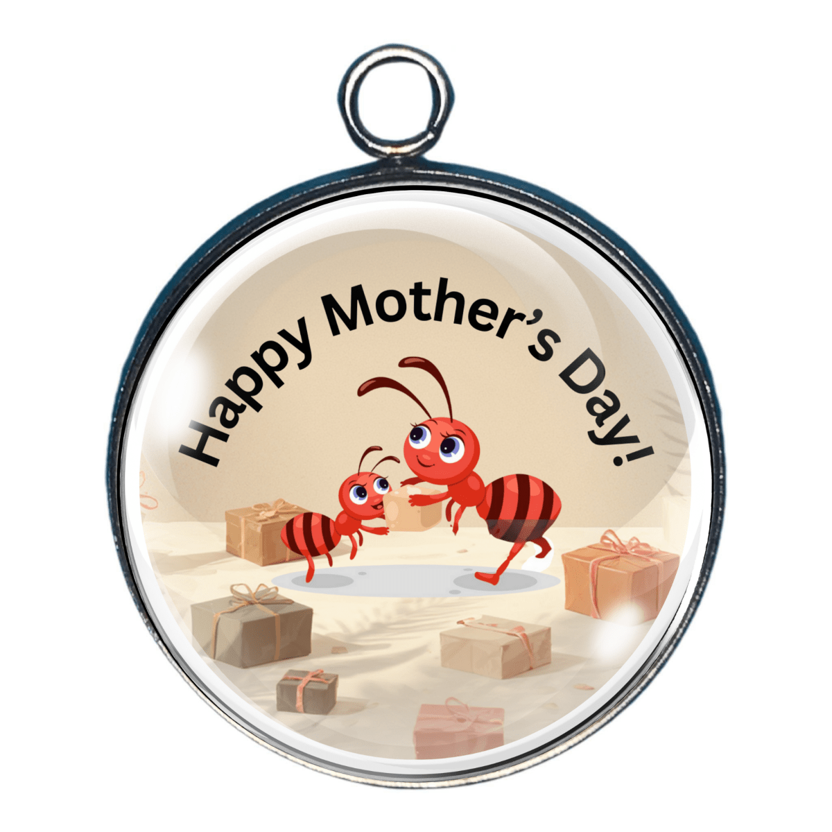 Mother’s Day charm of playful ants with Happy Mother’s Day greeting